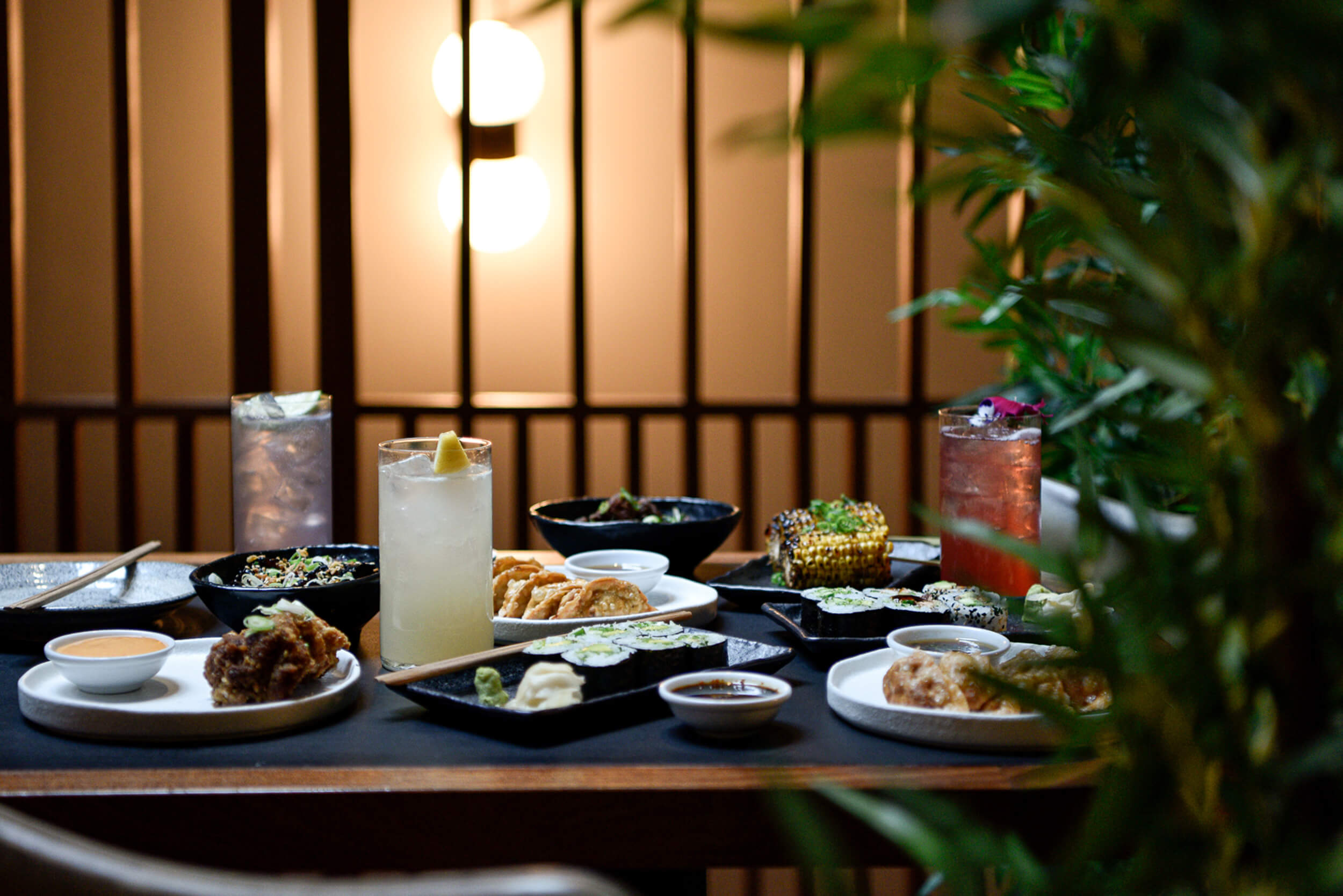 Highball brunch spread